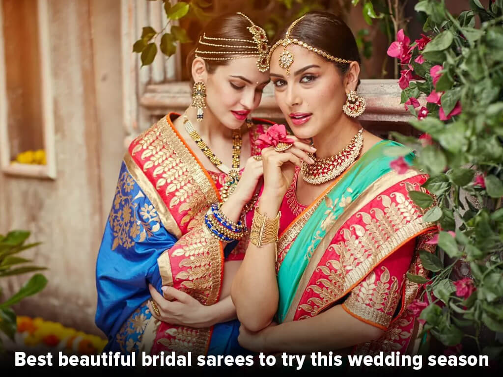 beautiful bridal sarees for wedding season