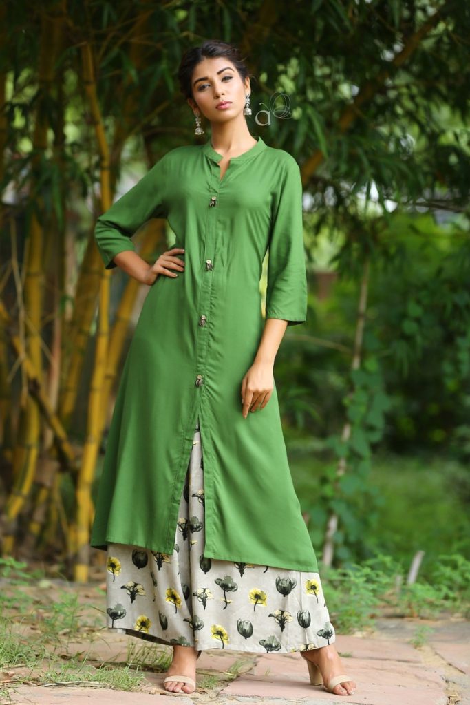 latest collection Long Kurtis with Palazzo