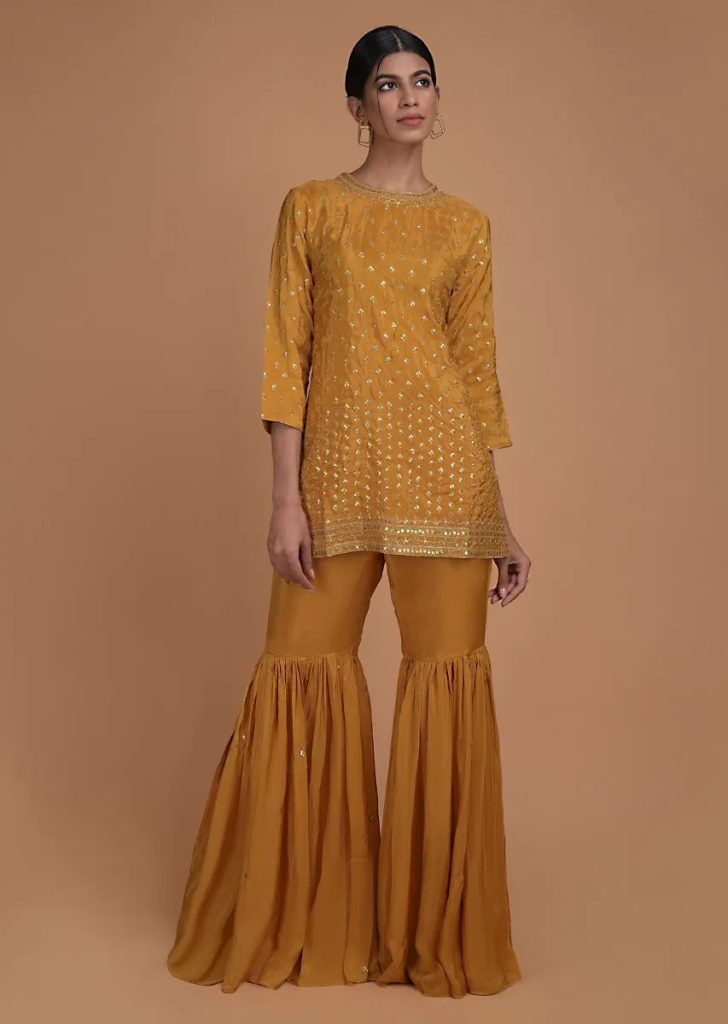 Short Kurtis with Sharara