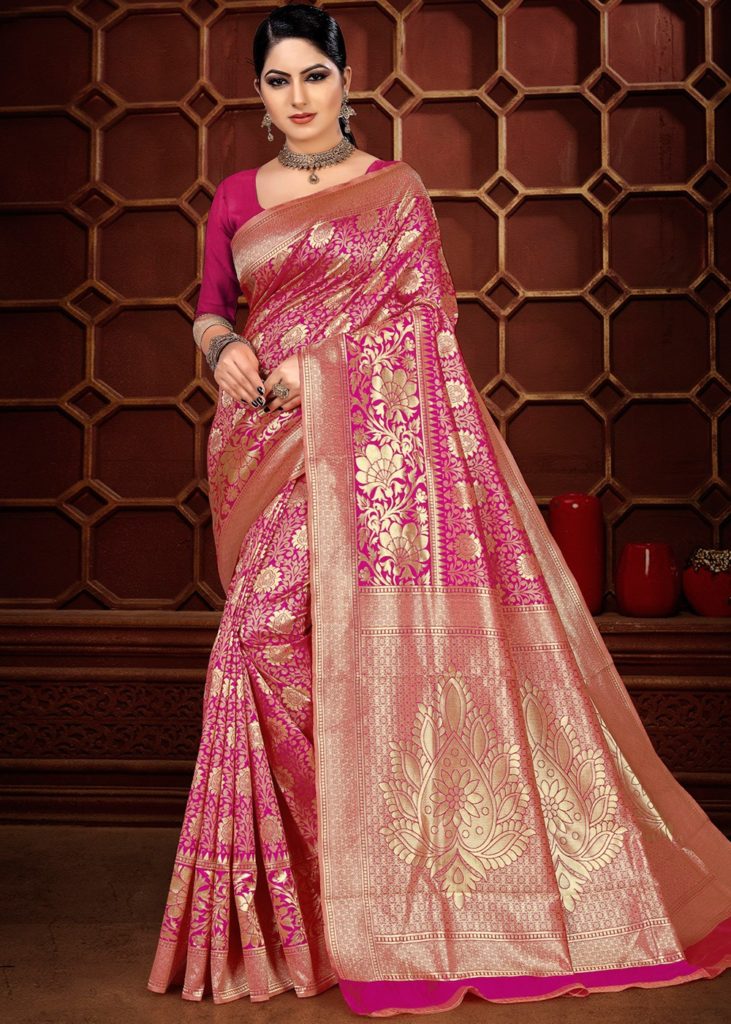 Banarasi silk saree designs