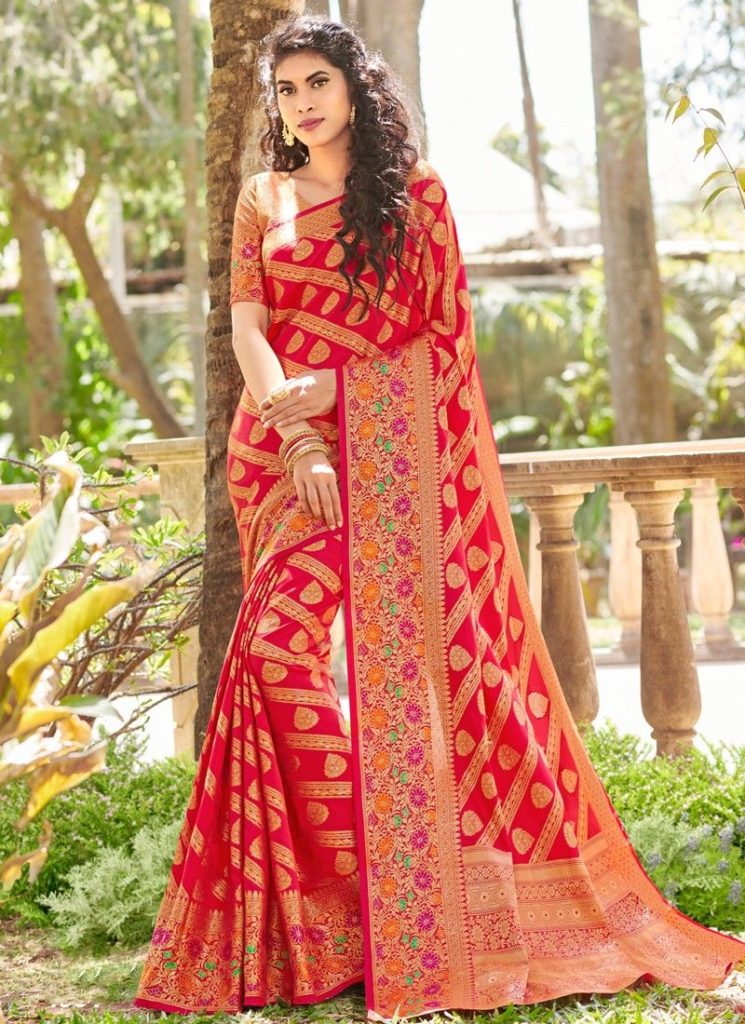  Trending South Indian Silk Saree