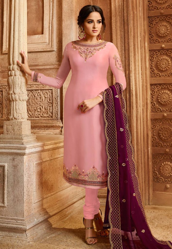 Boat Neck salwar suits