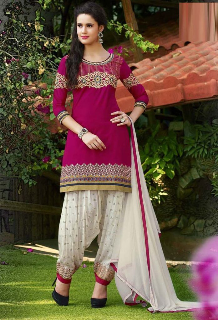 Round Neck salwar suits