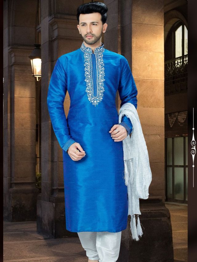 Mens Banglori Silk Kurta