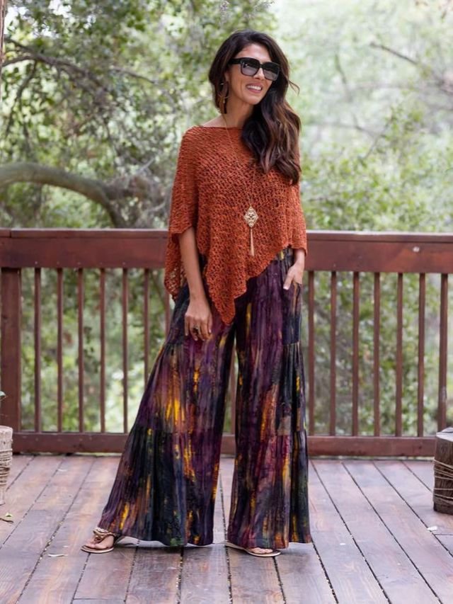 Boho Style Palazzo Pants