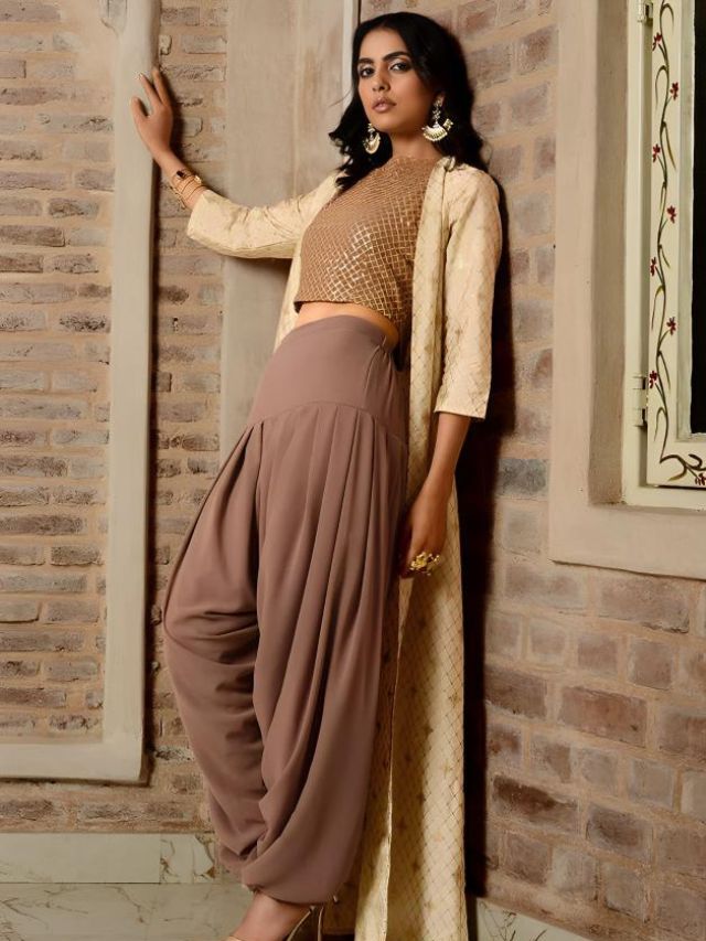 Dhoti Style Palazzo Pants