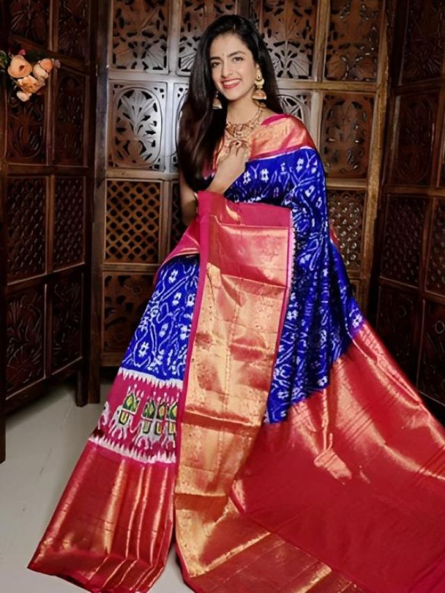 Handwoven Ikkat Silk Sarees for Wedding