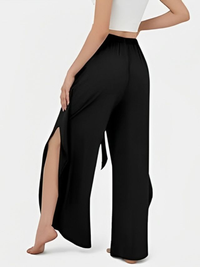 Side Slit Palazzo Pants Design