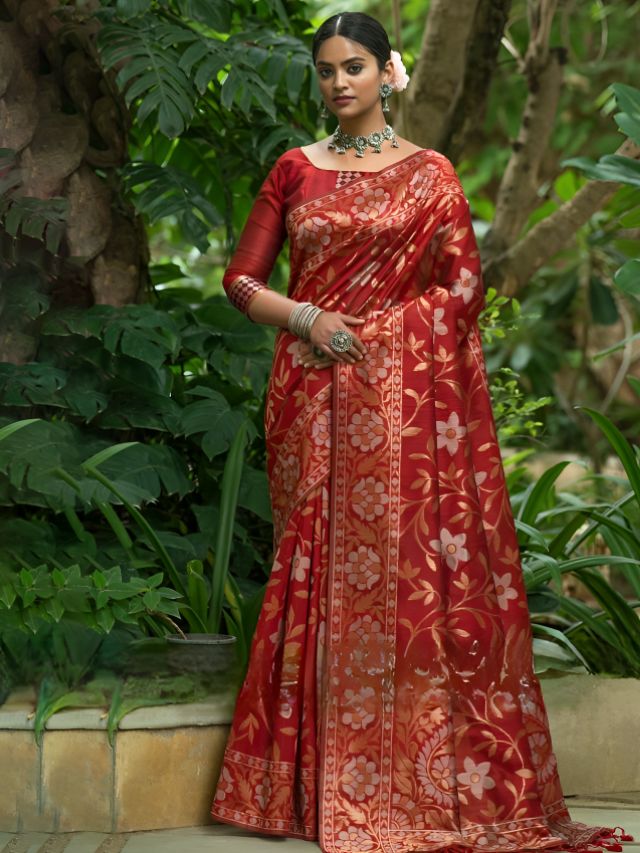Tussar Silk Sarees for Wedding