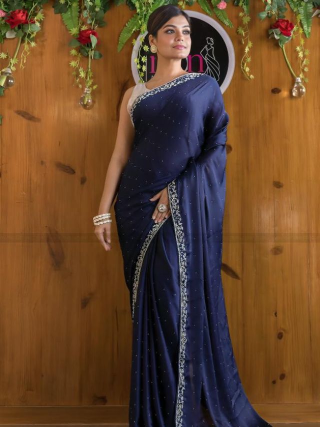 Blue Saree Color Online