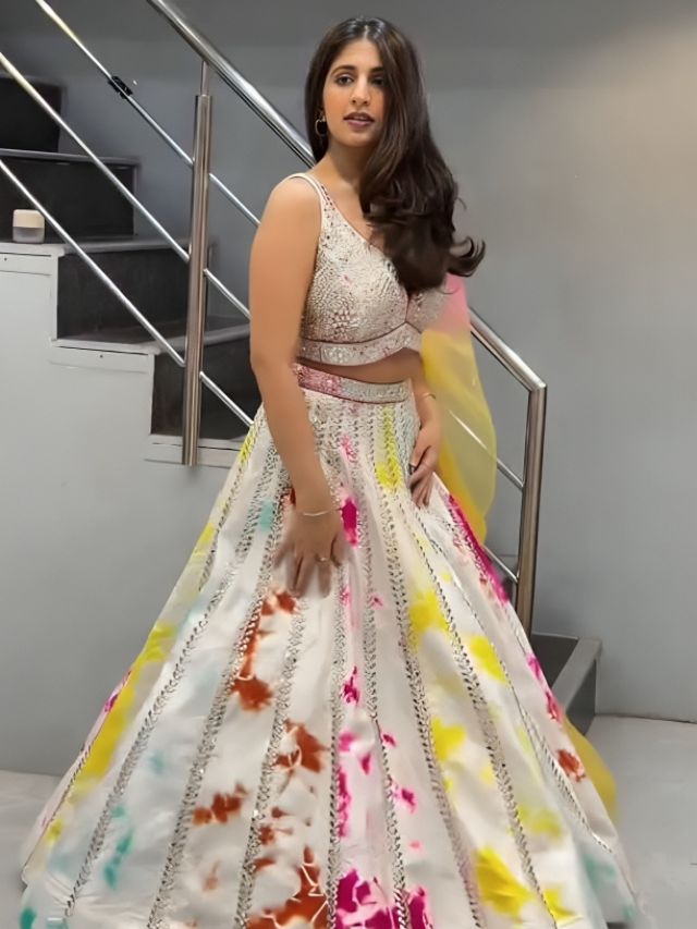 Digital Printed Lehenga Choli Design