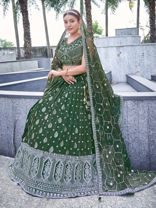 Lehengas for Mehendi Function