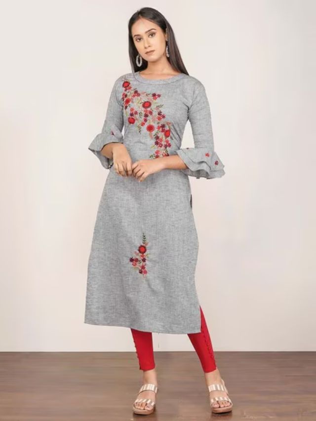 Cloudy Grey Kurti Colour For Women