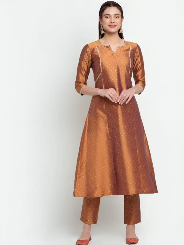 Copper Kurti Design