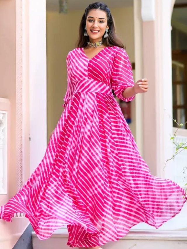 Fuchsia Dark Pink Kurti For Women