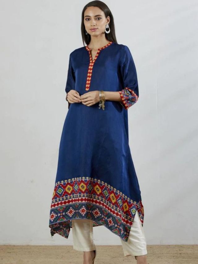 Indigo Blue Kurta For Women