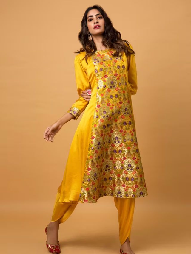 Marigold yellow Kurti Colour For Ladies