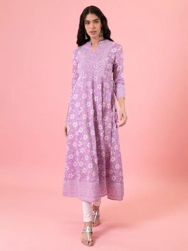 Mauve Kurti For Women