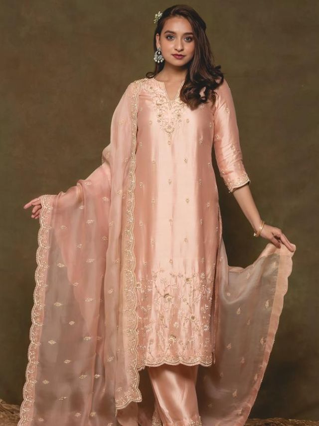 Rose Gold Kurti for women