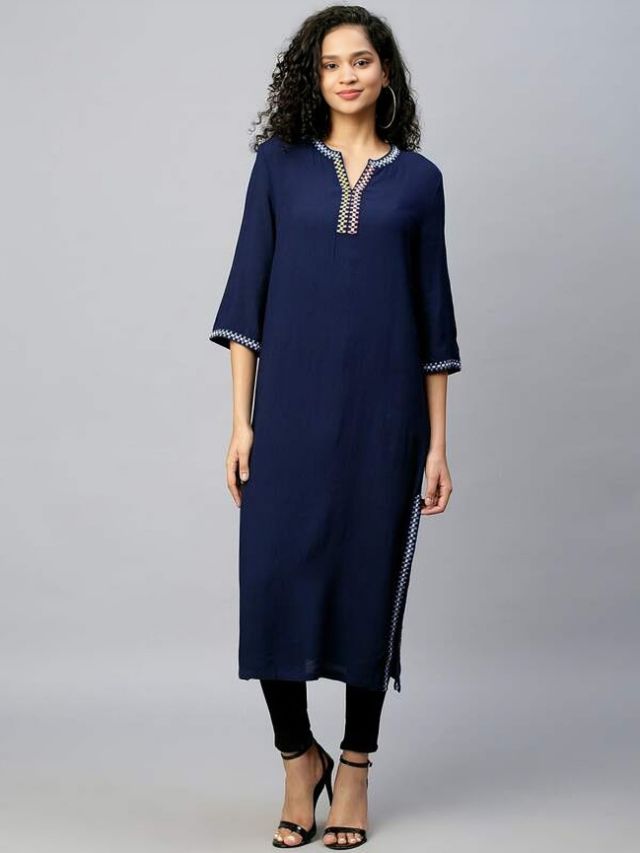 Zodiac Blue Kurtis for ladies