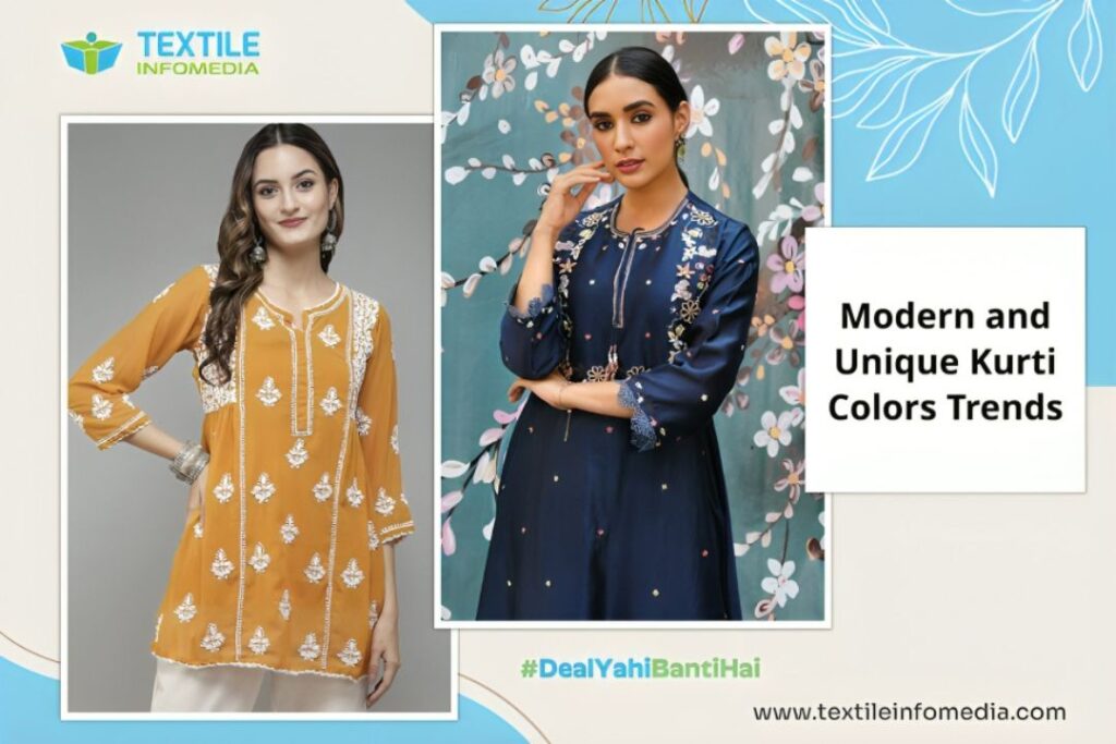 Modern and Unique Kurti Colors Trends