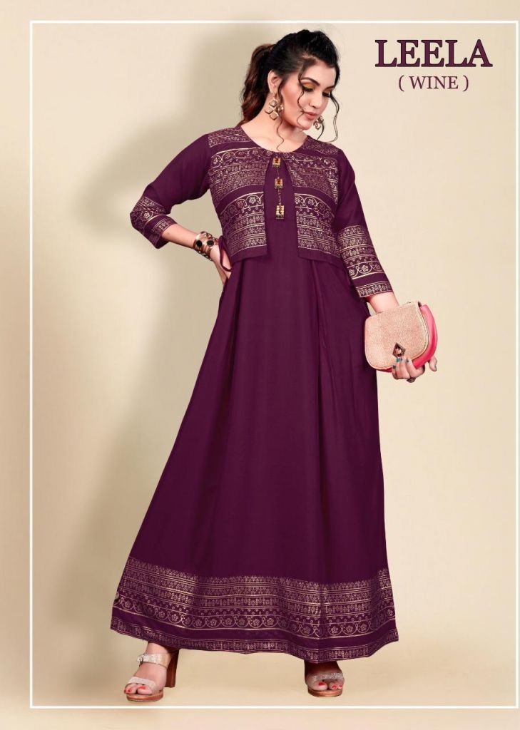 Art Riddhs Chaitanya Maxi Gown Style Kurti Collection,