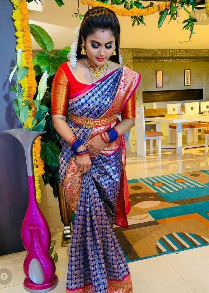 https://www.fashionbazar.in/product-img/Royal-Blue-Saree-With-Lovely-P-1614319415.jpeg
