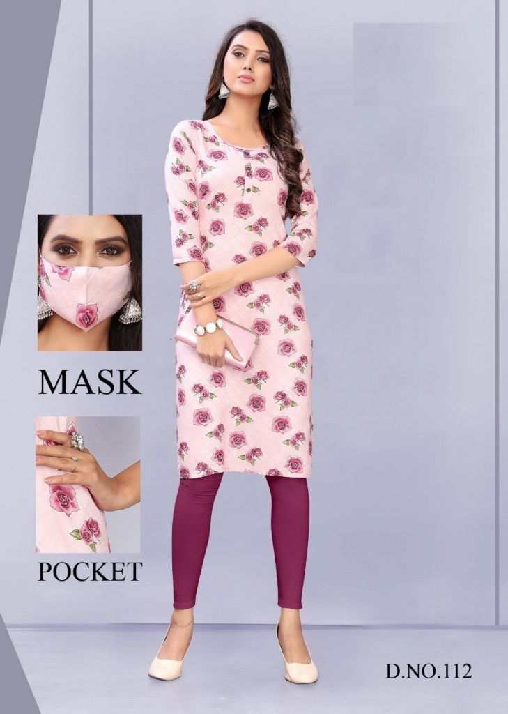 VASTRAMANIAA Kurti: Floral Print & Pocket.