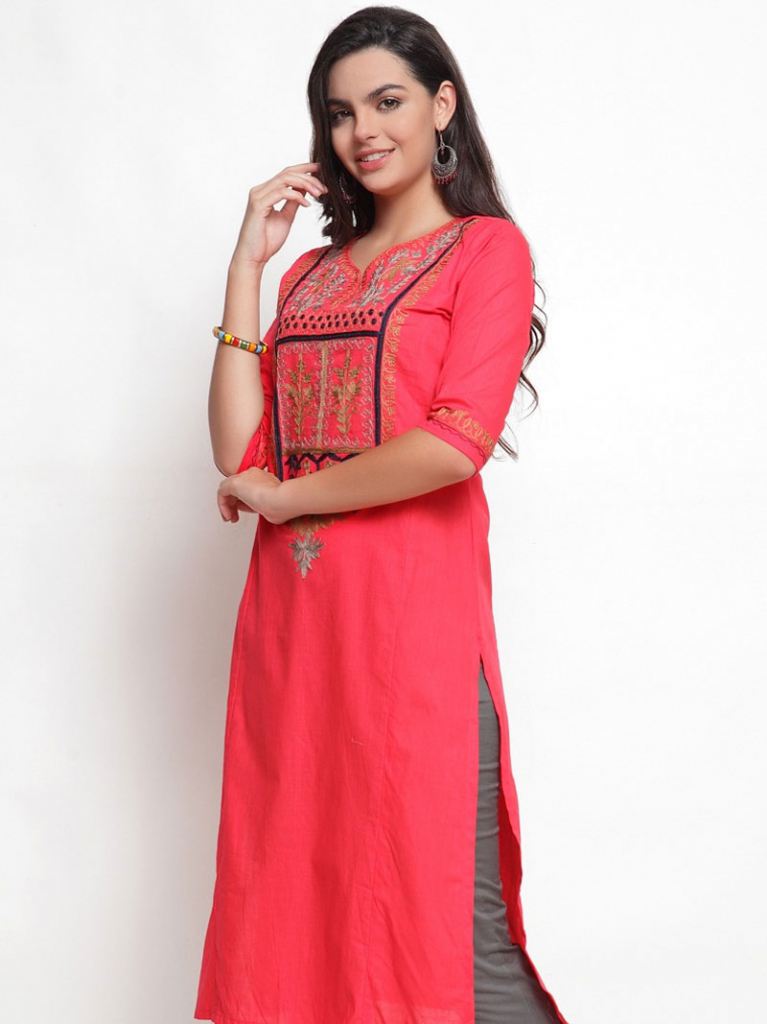 Beige Chikankari Straight Kurti in Muslin Fabric for Her - Etsy | Clothes  for women, Muslin fabric, Kurti