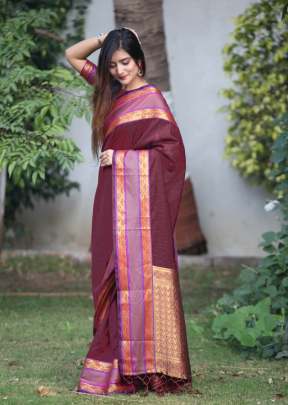 Bhavani Heavy Silk Saree With Richness of Weaving In Maroon Color  Fancy Saree