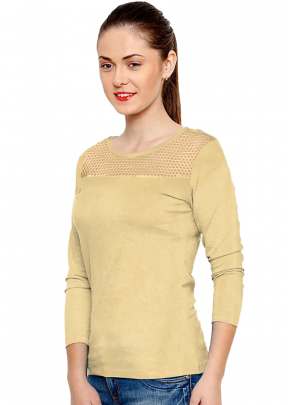 Exclusive Fancy CheekuTop With Round Fancy Look Neck With Full Sleeves top