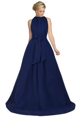 New  Exclusive Designer Gown In Navy Blue Gown