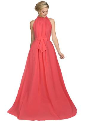 New  Exclusive Designer Gown In Peach Gown