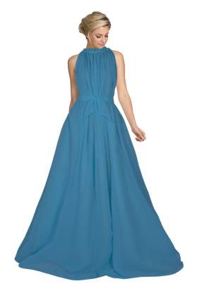 New  Exclusive Designer Gown In Sky Blue Gown