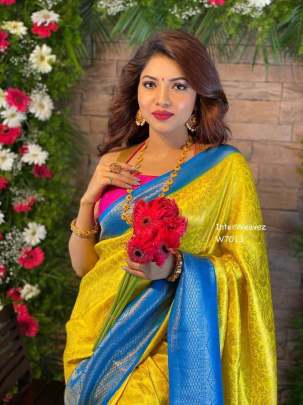 New Sriya Glamorous Yellow Saree Sarees