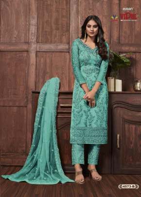Turquoise Suit By Ayaan Vipul  Wedding Dress
