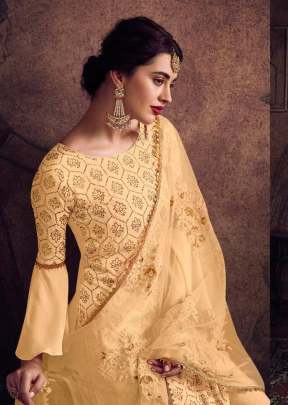 Yellow Color Designer Suit In Pakistani Style Wedding Dress
