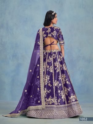 Blooming Purple Colour Lehenga Choli With Dupatta