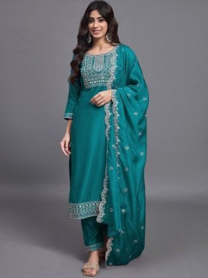 Rama Designer Festival Kurti Set