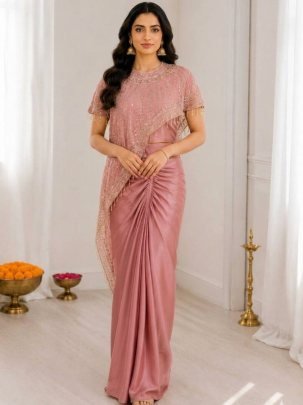 Bollywood Style  Embroidery Work indo Western Set