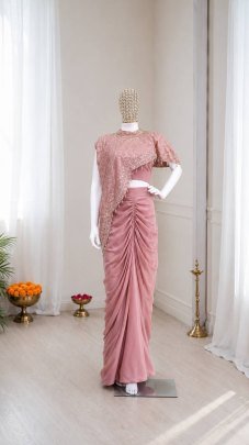Bollywood Style  Embroidery Work indo Western Set