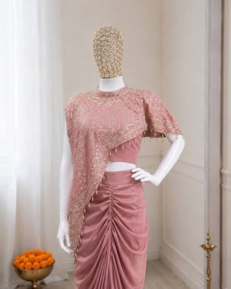 Bollywood Style  Embroidery Work indo Western Set