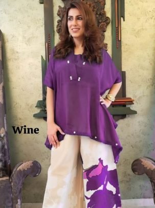 Chinon Fabric Wine Colour Wine Colour Co Ord Set