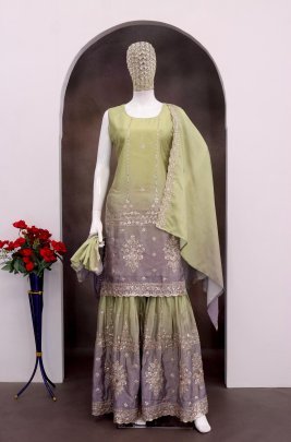 Chinon Sequence Work Sharara Suit