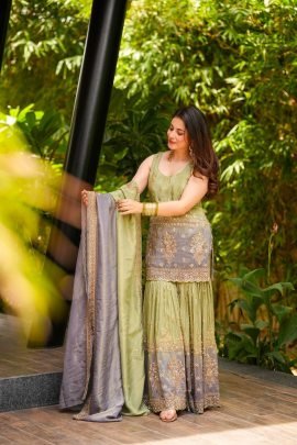 Chinon Sequence Work Sharara Suit