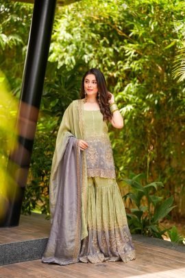 Chinon Sequence Work Sharara Suit