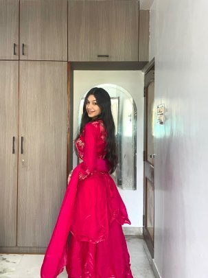 Designer  Hot  Pink  Colour  Lehenga Choli