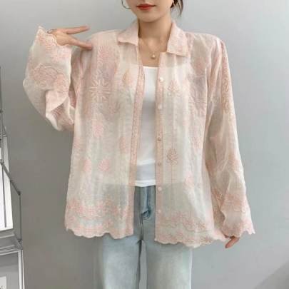 Designer Light Pink Top Shirt With Embroidery Work