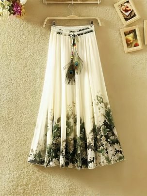Desinger Printed  Ladies Skirt