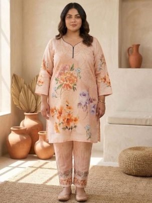 Digital Flower Printed Co Ord Set